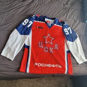 Kirill Kaprizov CSKA Moscow Hockey Jersey